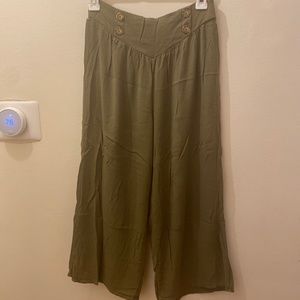Olive green pants
